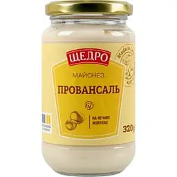 Майонез Щедро Провансаль 67% 320 г