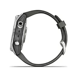 Смарт-годинник Garmin Fenix ​​7S Silver with Graphite Band (010-02539-00/01) - мініатюра 4