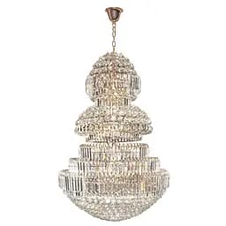 Люстра подвесная Brille хрустальная для холла E14 40W G (BCL-698S/26)