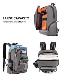 Рюкзак міський  KingCamp Arches KB3336 25L Сірий - мініатюра 6