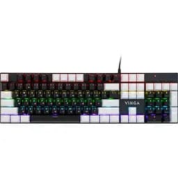 Клавіатура Vinga KBGM-095 LED Orange Switch White/Black (KBGM-095Y) [160692]