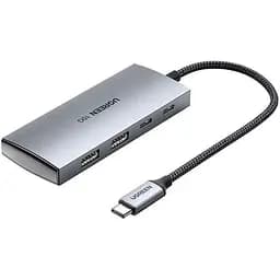 Usb-хаб Ugreen CM480 Usb-C to 2x Usb 3. 2+2xUsb-C Adapter 10G (UGR-30758)