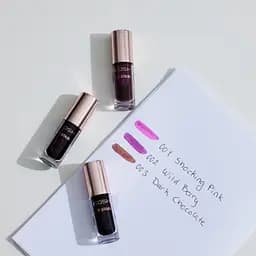 Блиск-пігмент для губ Gosh Lip Stain 001 Shocking Pink 3 мл рожевий - мініатюра 2