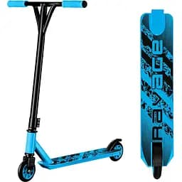 Труковий самокат SportVida 100кг Чорно-блакитний 000077788