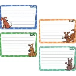 Наліпки на зошити Yes Собачки 8 шт. (955542)