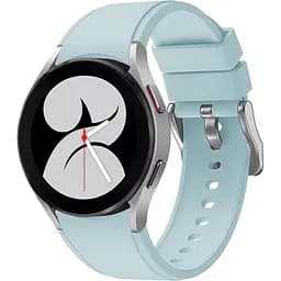 Ремінець для Samsung Galaxy Watch 6 40mm 6 44mm - блакитний ширина кріплення 20мм силікон Watchbands Galaxy Classic (W42-8WB99379739)