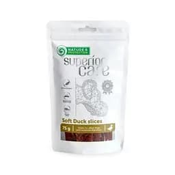 Ласощі для собак Nature's Protection смужки сушеної качки 75 г (SNK46122)
