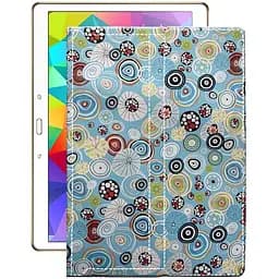 Чехол StatusCASE из экокожи для планшета Samsung Galaxy Tab 10.5 (T805) Круги-цветные