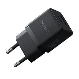 МЗП Baseus Palm Fast Charger 20W (1USB-A/1C) + кабель Type-C to Type-C (P10111608) Cluster Black - мініатюра 4