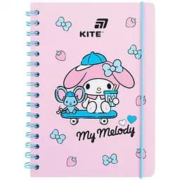Блокнот Kite My Melody А5 80 аркушів HK-3 клітка на спіралі (HK26-190-3)
