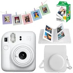 Набір камера Fujifilm Instax Mini 12, Фотопапір 20шт, Чохол, Фотоальбом на 64 фото, Фоторамки