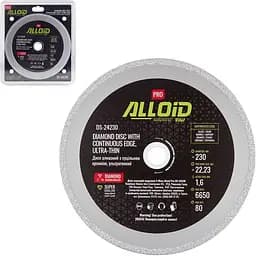 Диск алмазний Alloid Building Tools з суцільною кромкою ультратонкий 230 мм (DS-24230) - мініатюра 5