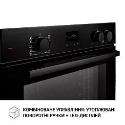 Духова шафа електрична Perfelli Diamond 6D10NS Nero - мініатюра 7