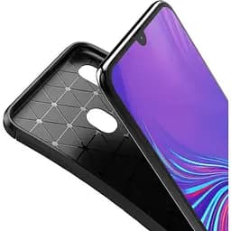 Чохол-накладка Toto TPU Carbon Fiber 1.5 mm Case Samsung Galaxy A40 Coffee - мініатюра 3