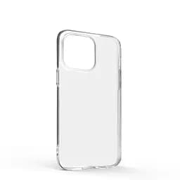 Прозрачный чехол для Apple iPhone 14 Pro Max с защитой камеры, тонкий, силиконовый, бесцветный, ударопрочный, противоударный бампер с закрытой камерой, ArmorStandart (ARM64033) - мініатюра 2
