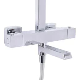 Душова система універсальна Qtap Sloup Chrome термостатична з виливом QTSLO51103OC48217 - мініатюра 2