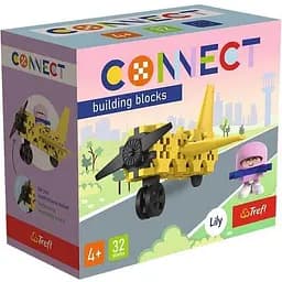 Конструктор Trefl Connect Самолет 62042 32 эл. Разноцветный