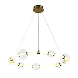 Підвісна люстра-кільце з LED-підсвіткою і кулями Levistella 7812021 (750) AB