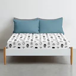Дитяче простирадло Cosas Animals CS1 110х160 біле (AnimalsBlackWhite_110x160) - мініатюра 3