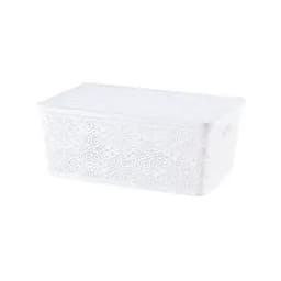 Кошик Violet House Ажур White, 14 л, білий (0404 №2 Ажур W с/кр. 14 л)