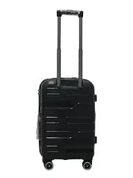 Валіза маленька S поліпропілен Milano bag 0306 56×35×24см 33л Чорний - мініатюра 3