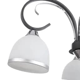 Люстра стельова Brille для коридору E27 60W BK (LK-525C/3) - мініатюра 2