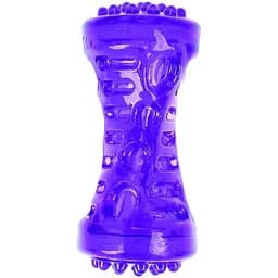 Игрушка для собак TatraPet Dental Gum гантелька резиновая пищалка 12 см 