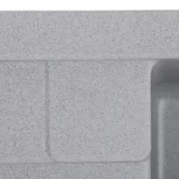 Кухонна мийка Zerix ZS-6550S-09 gray ZX4543, Сірий - мініатюра 2