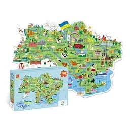 300267 Пазл «Карта України» 100 елементів - мініатюра 4