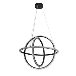 Люстра стельова LED Levistella 799L8703D-3 (600) BK, 70W, чорний, сучасний стиль з пультом управління