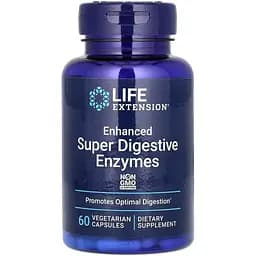 Натуральна добавка Life Extension Enhanced Super Digestive Enzymes, 60 вегакапсул