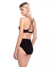 Трусики жіночі міді Lama FIT6000MD-02 чорні L/2XL - мініатюра 2