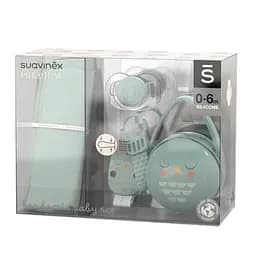 Набір подарунковий Suavinex Bonhomia, 4 предмети, зелений (308024)