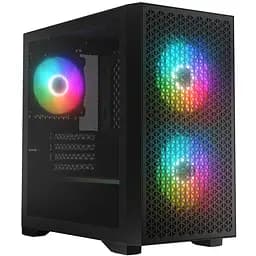 Корпус LogicConcept DART PRO ARGB MINI BLACK MESH fans 3x120mm без БП mATX
