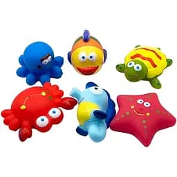 Набор игрушек для купания Bibi Toys Морские обитатели 6 шт. (761025BT)