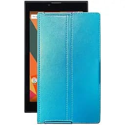Чохол StatusCASE з екошкіри для планшету Bravis NB76 Блакитний