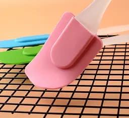 Лопатка кухонна силіконова 18.5 см, A-plus Фіолетовий 87059 - мініатюра 4