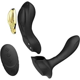 Смарт-вибратор в трусики Zalo - AYA Obsidian Black