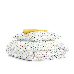 Дитяча постільна білизна в ліжечко DOTS CS3, зелений (ColorBlotsV6-6662_Summer110x160_140)