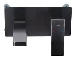 Змішувач для раковини Qtap прихованого монтажу Gemini, Gunmetal Black PVD (k35) QTGEM273GMB45695 - мініатюра 2