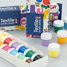 Набір акрилових фарб для розпису тканин Colors 12×10 мл Arteo - мініатюра 5