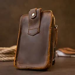 Чоловіча шкіряна сумка Vintage 10,5х17х4 см sum0013978 - мініатюра 7