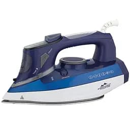 Утюг Monte MT-1521 керамическая подошва Anti-Calc LED Anti-Drip автоотключение Синий 3000 Вт