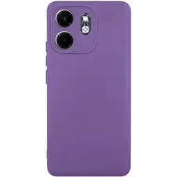 Чохол TPU Getman Liquid Silk Full Camera для Infinix Smart 9 4G / Hot 50i Фіолетовий / Amethyst