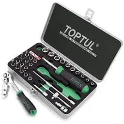 Набір головок з тріскачкою Toptul 1/4" 31ед. GCAD3101