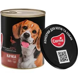 Влажный корм для собак Carnie Паштет мясной с уткой 800 г (90211)