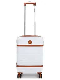 Валіза маленька S ABS-пластик Worldline Airtex 629 56×36×22см 38л Біла - мініатюра 2