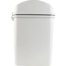 Відро для сміття MBM My Home з кришкою 10 л сіре (BIN-12 10L GRAY) - мініатюра 4