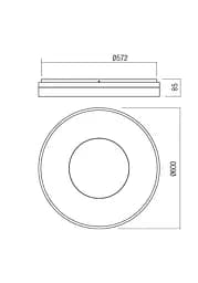 Стельовий світильник Redo MAYA PL LED RD 75W 3000K WH (4.1.2) 01-2003 - мініатюра 2