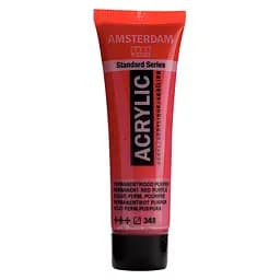 Краска акриловая Amsterdam 348, Перм. красный пурпурный 20 мл